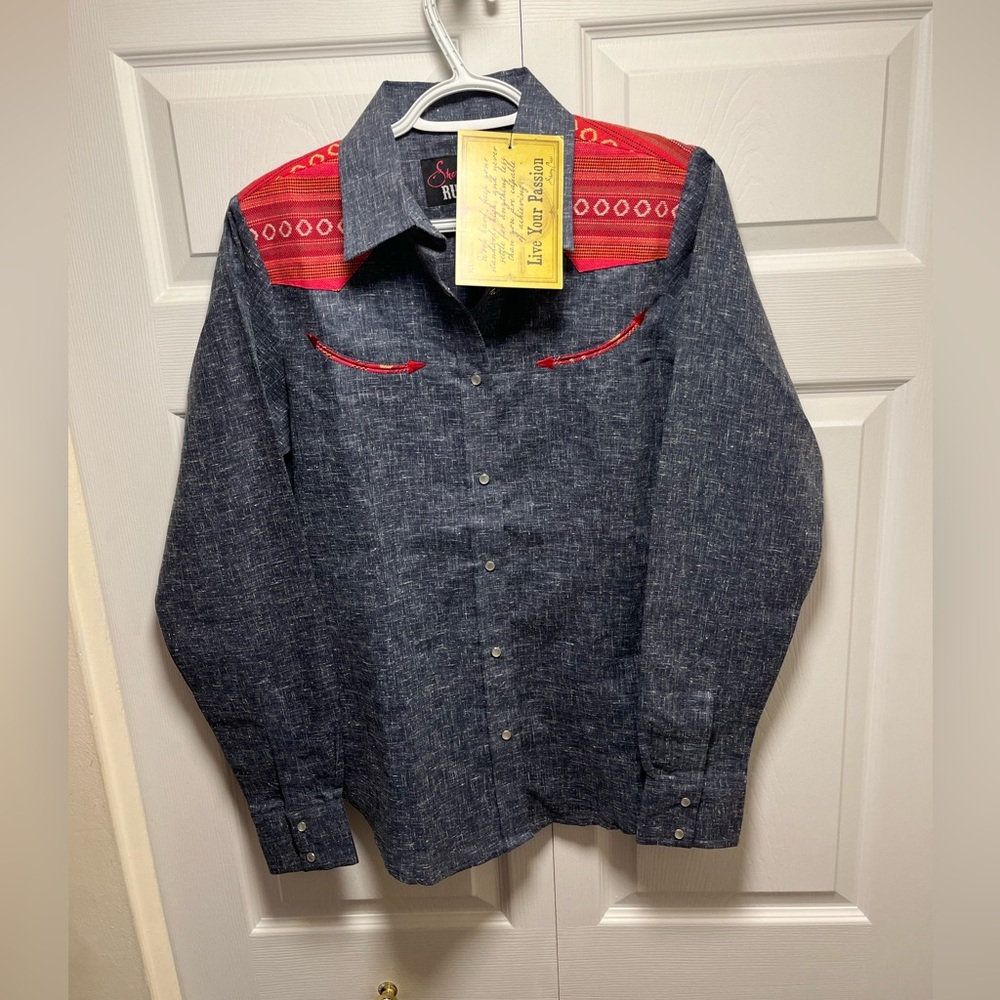 Sherry Cervi x RU Apparel Western Women’s Button Down